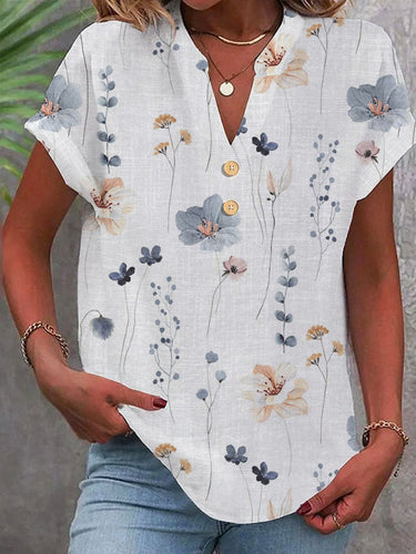 Women's Casual Short Sleeve Shirt