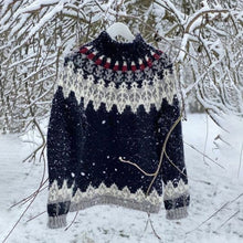 Load image into Gallery viewer, Vintage Beautiful Knit Jacquard Crew Neck Sweater（Unisex）