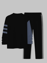 Load image into Gallery viewer, Men's Simple Colorblock Round Neck Casual Sports Set 0138