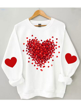 Load image into Gallery viewer, Valentine's Day Heart Sweatshirt