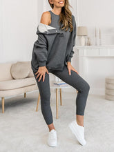 Load image into Gallery viewer, Hooded Casual and Comfortable Sweatshirt Suit