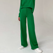 Load image into Gallery viewer, Women's Solid Color Knitted Two-piece Suit