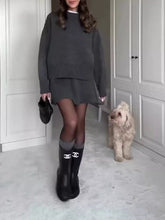 Load image into Gallery viewer, Casual And Versatile Preppy Sweater Set