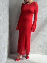 Load image into Gallery viewer, Holiday Style Knitted Hollowed-Out Dress &amp; Vest Set