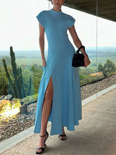 Load image into Gallery viewer, Chic slim fit dress with flying sleeves