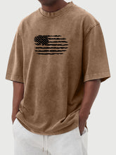 Load image into Gallery viewer, Men's Flag Print Short-sleeved T-shirt