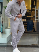 Load image into Gallery viewer, Men's Cotton Shirt and Pants Two-pieces Set
