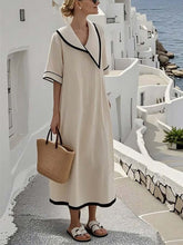 Load image into Gallery viewer, Women'S Loose Striped Print Dress