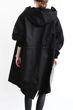 Load image into Gallery viewer, Water Resistant Hooded Windbreaker Rain Jacket