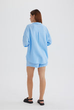 Load image into Gallery viewer, Long Sleeve Solid Color Shirt Shorts Set