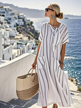 Load image into Gallery viewer, Women'S Loose Striped Print Dress