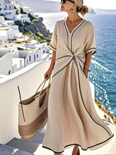 Load image into Gallery viewer, Women'S Loose Striped Print Dress