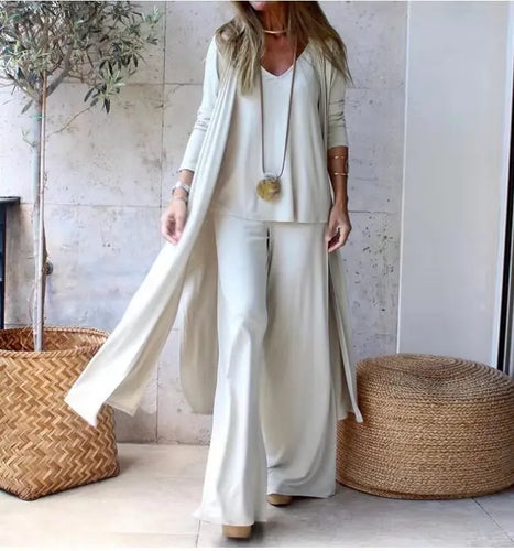 2023 Women's Casual Comfortable Loose Three-piece Suit