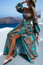 Load image into Gallery viewer, Travel Life Baroque Off Shoulder Maxi Dress