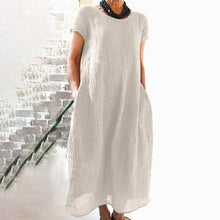 Load image into Gallery viewer, Loose Solid Color Dress