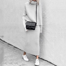 Load image into Gallery viewer, Elegant &amp; Fashion Solid Color High Collar Two-piece Suits