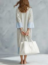 Load image into Gallery viewer, Effortless Striped Midi Dress