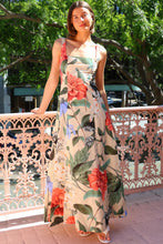 Load image into Gallery viewer, Everyday Multicolor Square Neck Floral Print Maxi Dress