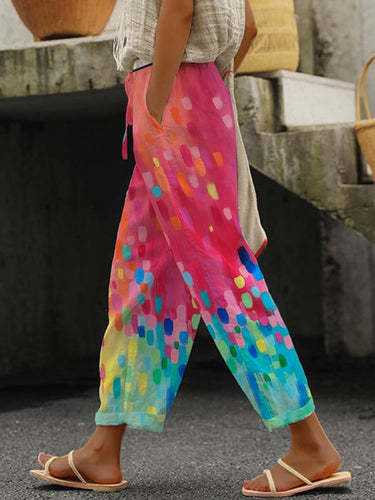 Iscreamcolour Graffiti Loose Pants Girly Fashion main image 1