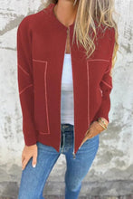Load image into Gallery viewer, Casual Round Neck Zipper Thin Jacket (Buy 2 Free Shipping)