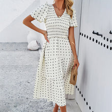 Load image into Gallery viewer, Flattering Polka Dot Dress