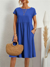 Load image into Gallery viewer, 🔥 50% OFF Summer Last Sale  🔥Women's Short Sleeve Cotton And Linen Dress-