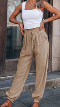 Load image into Gallery viewer, Women&#39;s Fashion Drawstring Elastic Waist Harlan Pants