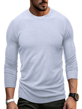 Load image into Gallery viewer, Men's Striped Round Neck Simple T-shirt