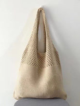 Load image into Gallery viewer, Retro Hollow Hand-Held Shoulder Knitted Wool Bag