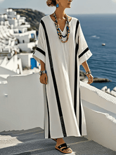 Load image into Gallery viewer, Women'S Contrast Striped Dress