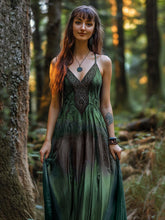Load image into Gallery viewer, Vintage Celtic Knot Gradient Art Sling Dress