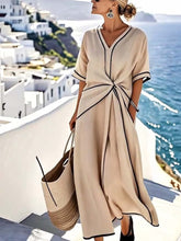 Load image into Gallery viewer, Women'S Loose Striped Print Dress