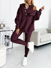 Load image into Gallery viewer, Hooded Casual and Comfortable Sweatshirt Suit