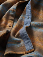Load image into Gallery viewer, Men's Vintage Blanket Stripe Flannel Long Sleeve Shirt