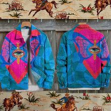 Load image into Gallery viewer, Vintage Print Casual Denim Jacket