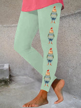 Load image into Gallery viewer, Women's Christmas Colorful Chicken Print Skinny Leggings
