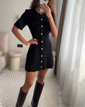 Load image into Gallery viewer, Casual All-match Crewneck Knitted Dress