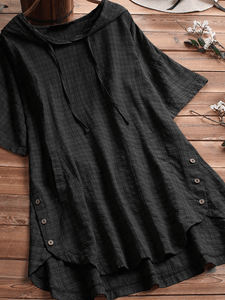 Women's Loose Casual Cotton Linen Dress