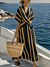 Load image into Gallery viewer, Women'S Loose Striped Print Dress