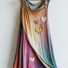 Load image into Gallery viewer, Embroidered Vintage Casual Dress 08e0