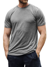 Load image into Gallery viewer, Men's Cotton Basic Casual Versatile Everyday Short-sleeved T-shirt
