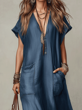 Load image into Gallery viewer, Effortless Bohemian Flow Relaxed Maxi Dress