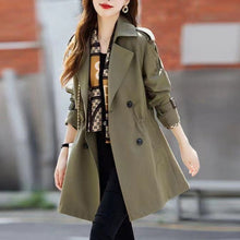 Load image into Gallery viewer, Women's Slimming Mid-Length Reversible Trench Coat