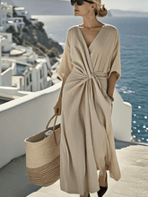 Load image into Gallery viewer, Women'S Loose Solid Color Dress