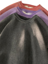 Load image into Gallery viewer, Men's Washed Distressed Cotton Basic Round Neck Long-sleeved Sweatshirt
