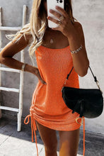 Load image into Gallery viewer, Fashion Sleeveless Lace-up Woolen Dress