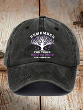 Load image into Gallery viewer, Remember For Those Who Cannot Dementia Alzheimer&#39;s Disease Awareness Printed Hat