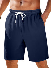 Load image into Gallery viewer, Men's Hawaiian Beach Solid Color Comfortable Solid Color Shorts