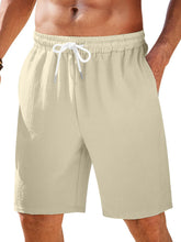 Load image into Gallery viewer, Men's Hawaiian Beach Solid Color Comfortable Solid Color Shorts