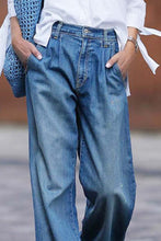 Load image into Gallery viewer, Women's casual loose denim trousers